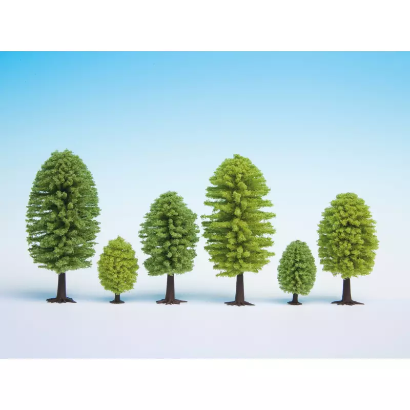  NOCH 26901 Deciduous Trees, 10 pieces, 5 - 9 cm high