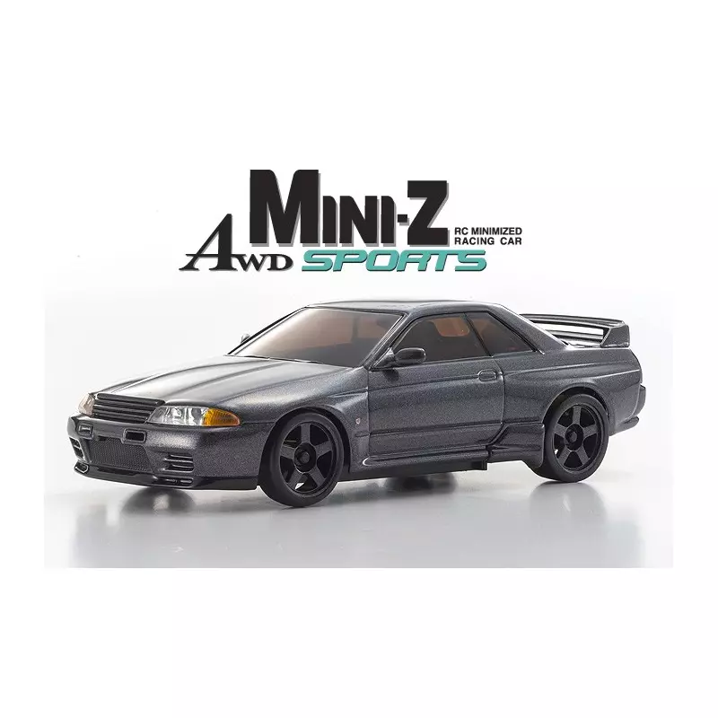 Kyosho MINIZ MA020 SPORTS 4WD NISSAN SKYLINE GTR R32 NISMO (KT19) GUN METAL