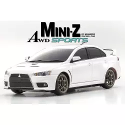Kyosho MINIZ MA020 SPORTS 4WD MITSU LANCER EVO-X (KT19) PEARL WHITE