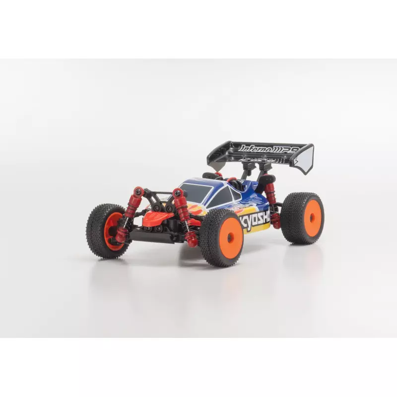 Kyosho MINI-Z MB010S 4WD 1/24 INFERNO MP9 TKI3 BLEU/ROUGE - READYSET