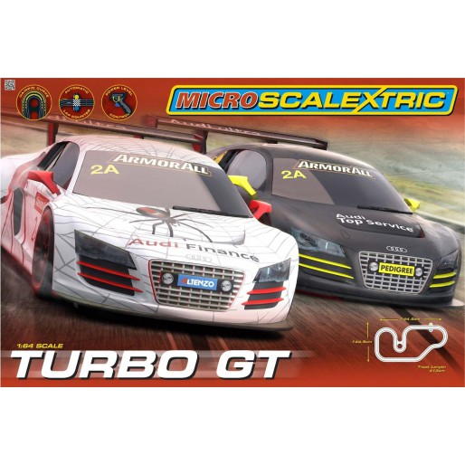 Micro Scalextric G1118 Turbo GT Set
