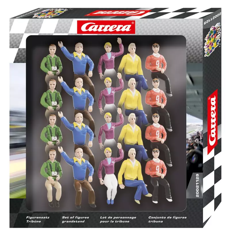 Carrera 21129 Set de figurines Tribune