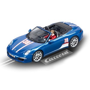 CARRERA 132 PORSCHE 911 CABRIO aus 30789 ohne Decoder mit Licht !!! 