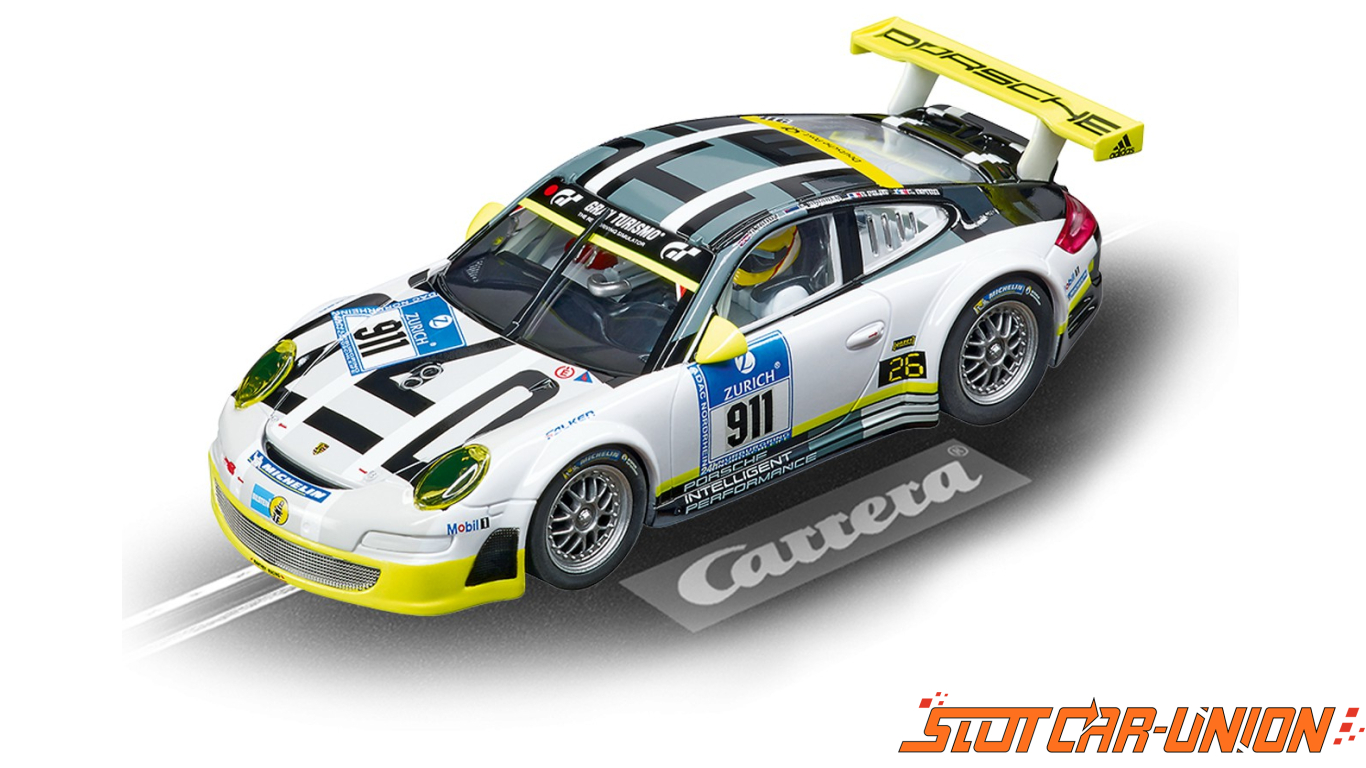 carrera digital 124-Porsche gt3 rsr "Manthey no18" como 23794 * top tuning 