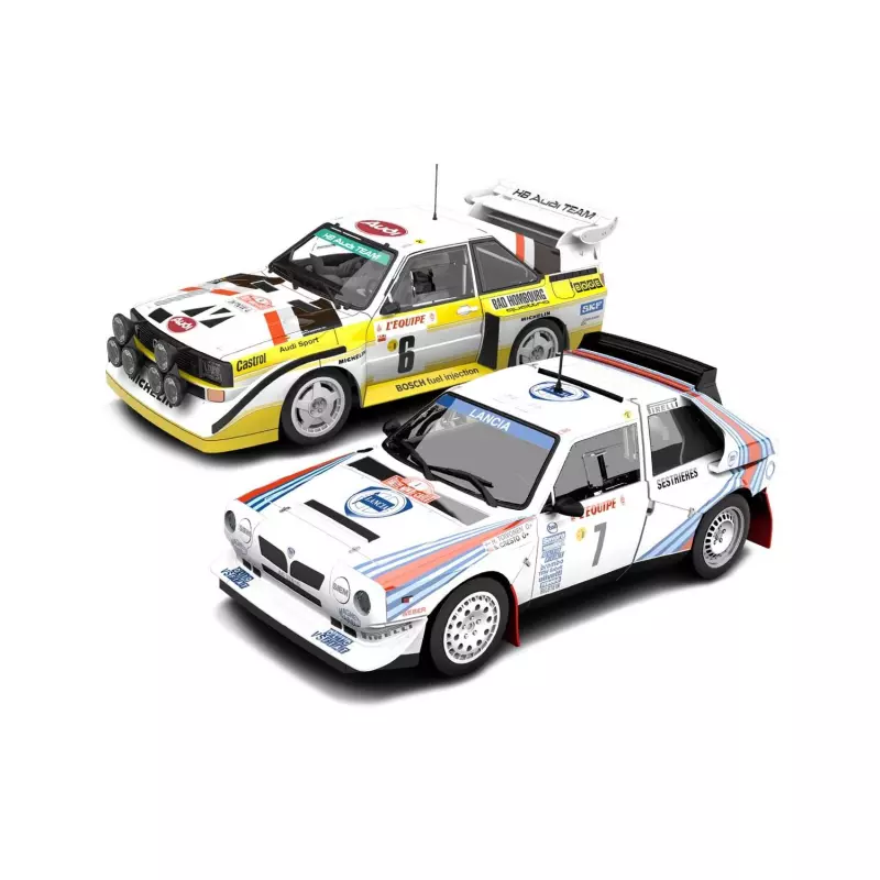 Scalextric C3480A 1986 Rally Monte Carlo Lancia Delta S4 vs Audi Quattro Limited Edition