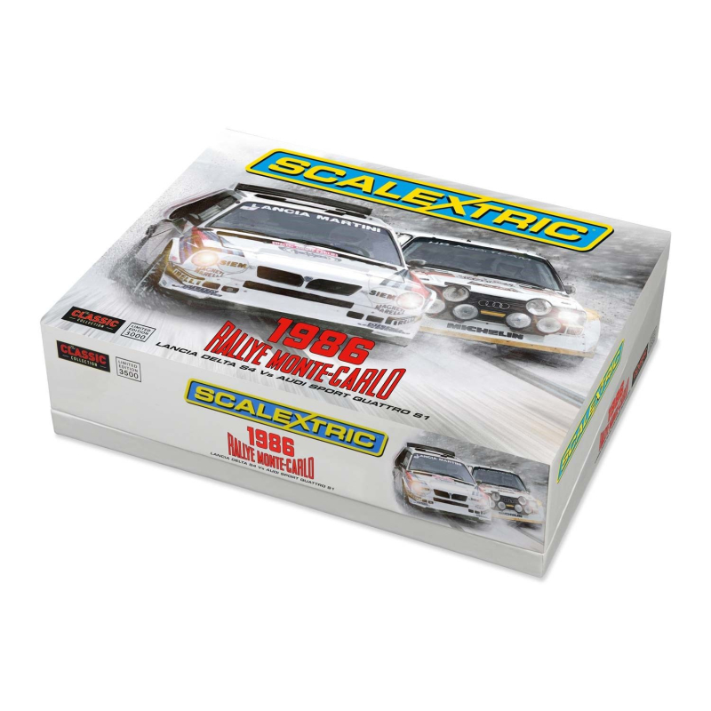 Scalextric C3480A 1986 Rally Monte Carlo Lancia Delta S4 vs Audi Quattro Limited Edition