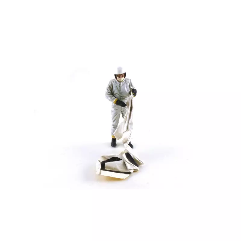 LE MANS miniatures Figurine Ford Avec calicot, pelle et verre