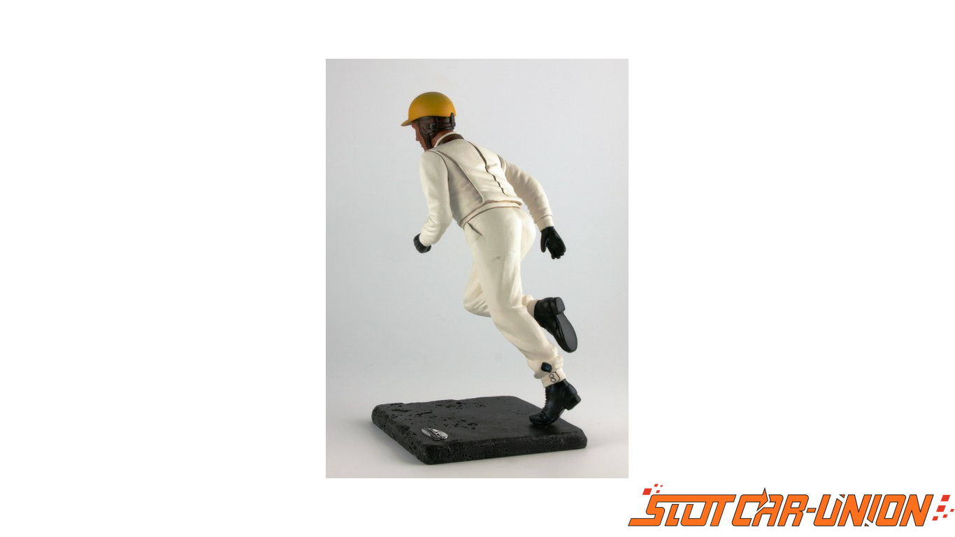 LE MANS miniatures Figurine Pilote courant des années 50 / départ type Le  Mans - Slot Car-Union