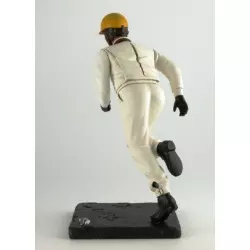 LE MANS miniatures Figurine Pilote courant des années 50 / départ type Le Mans