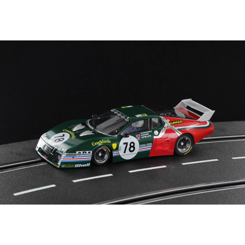 Carrera Sideways SW51a Ferrari 512BB Lm Steve O Rourke Equipo Le Mans 24hrs 1980 