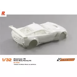 Scaleauto SC-6152 American C7R White Racing Kit