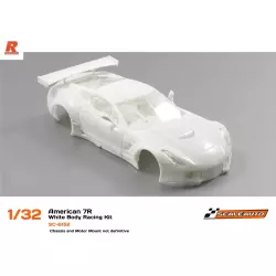 Scaleauto SC-6152 American C7R White Racing Kit