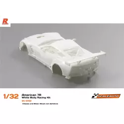 Scaleauto SC-6152 American C7R White Racing Kit