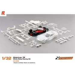 Scaleauto SC-6152 American C7R White Racing Kit