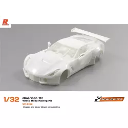 Scaleauto SC-6152 American C7R White Racing Kit