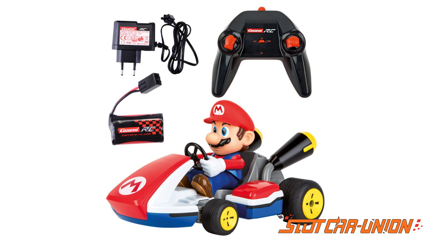 Carrera RC Mario Kart, Mario - Race Kart with Sound - Slot Car-Union