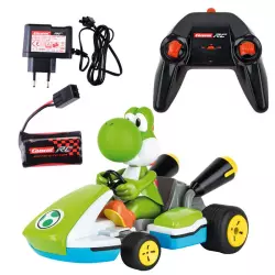 Carrera RC Mario Kart, Yoshi - Race Kart with Sound 