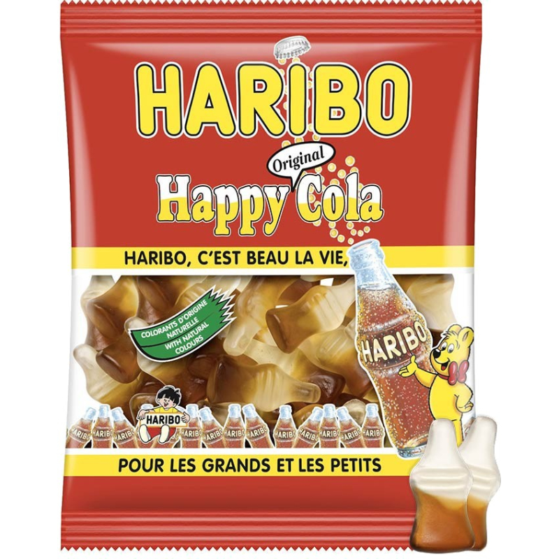                                     Cadeau: Bonbons Haribo Happy Cola