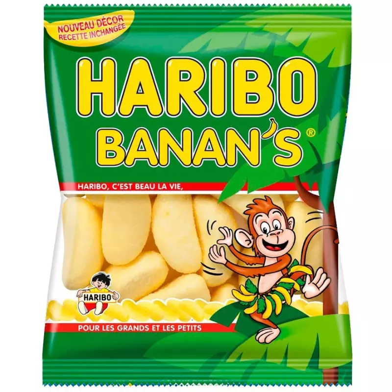 Cadeau: Bonbons Haribo Banan's