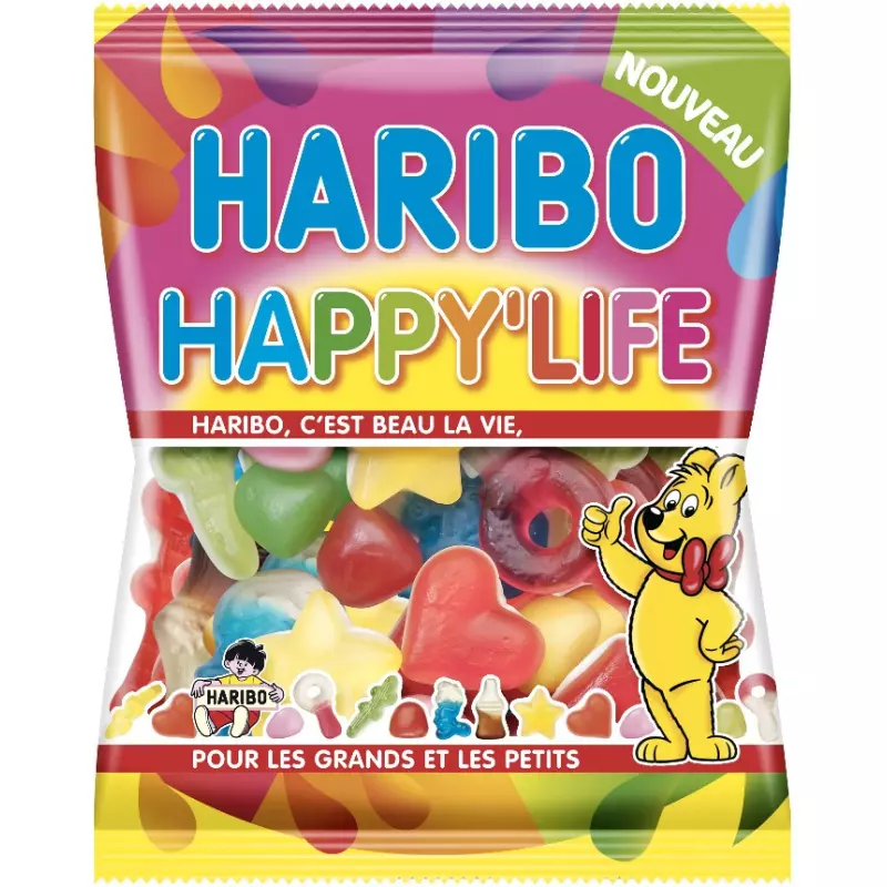 Cadeau: Bonbons Haribo Happy Life