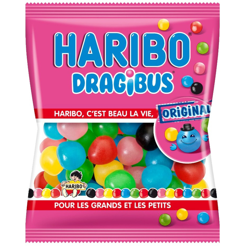                                     Cadeau: Bonbons Haribo Dragibus