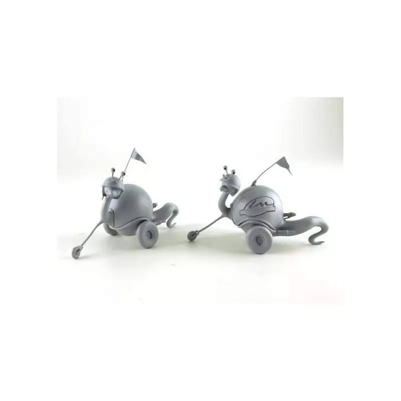 LE MANS miniatures Figurine Lee Snail Version route, mascotte de LE MANS miniatures