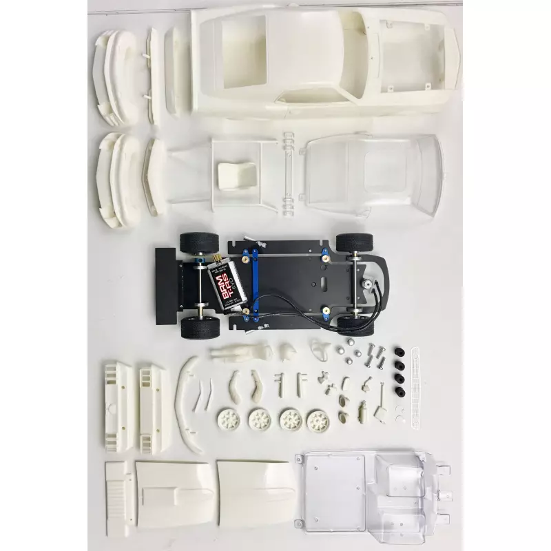  BRM MUSTANG BOSS 302 1969-70 - Full White Kit - preassembled chassis