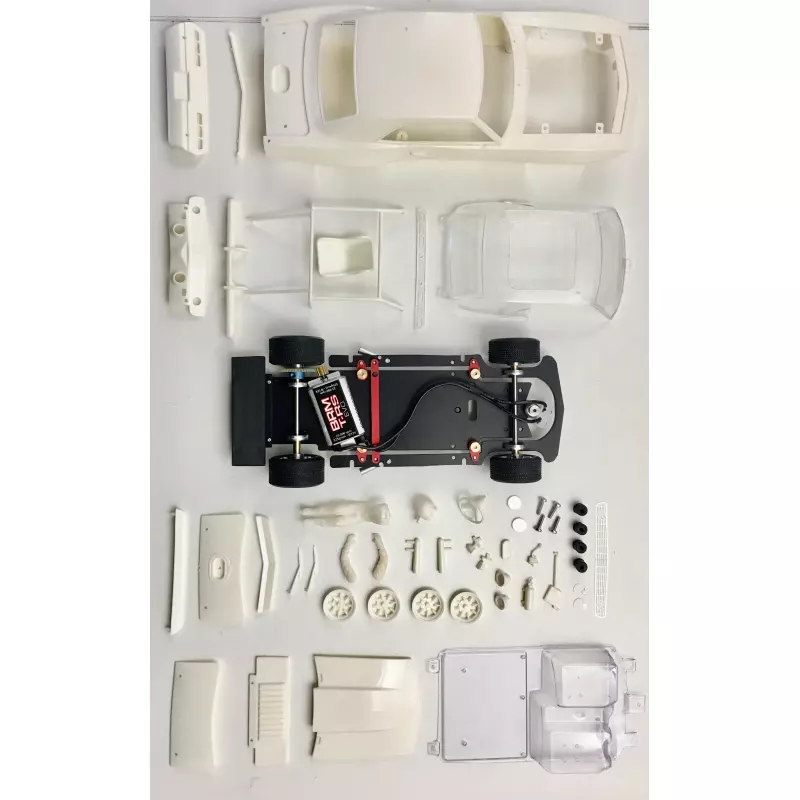  BRM CAMARO Z28 1969 - Full White Kit - preassembled chassis