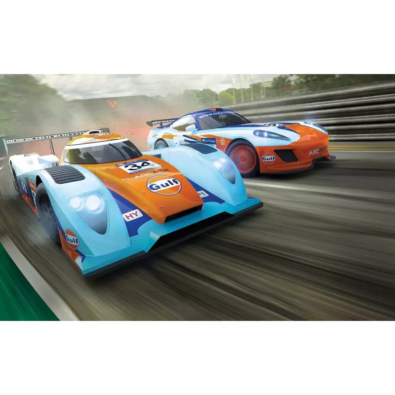 Scalextric C1384 Coffret Gulf Racing