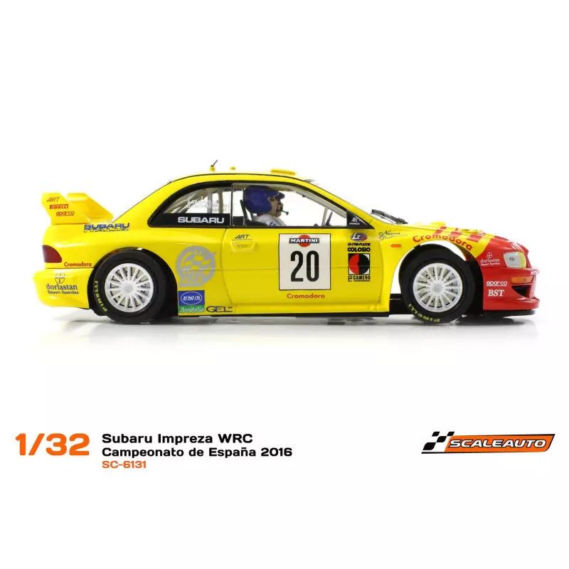 Scaleauto SC-6131 Subaru Impreza WRC Campeonato de España 2016 Limited editions