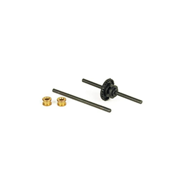 Ninco 80410 Axles 46mm + Inline Crown 27 teeth