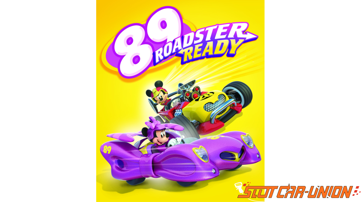 mickey mouse scalextric