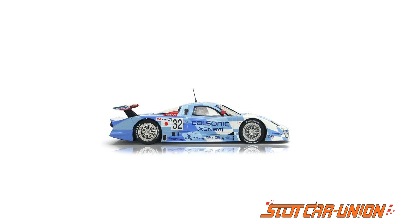 Reprotec Slot Cars 501002 Nissan R390/S2 Tuning Le Mans Racing Red1:32 