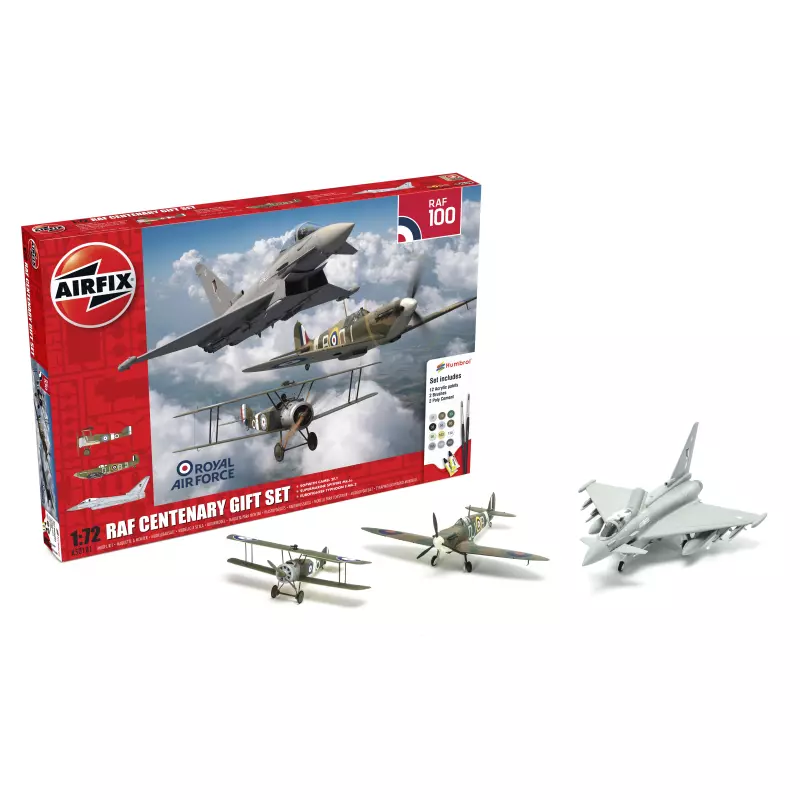 Airfix RAF Centenary Gift Set - Camel/Spitfire I/Typhoon