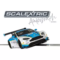 Scalextric C3843AE Autograph Series Aston Martin Vantage GT3 (Oman Racing) - Jonny Adam, Ahmad Al Harthy - Special Edition