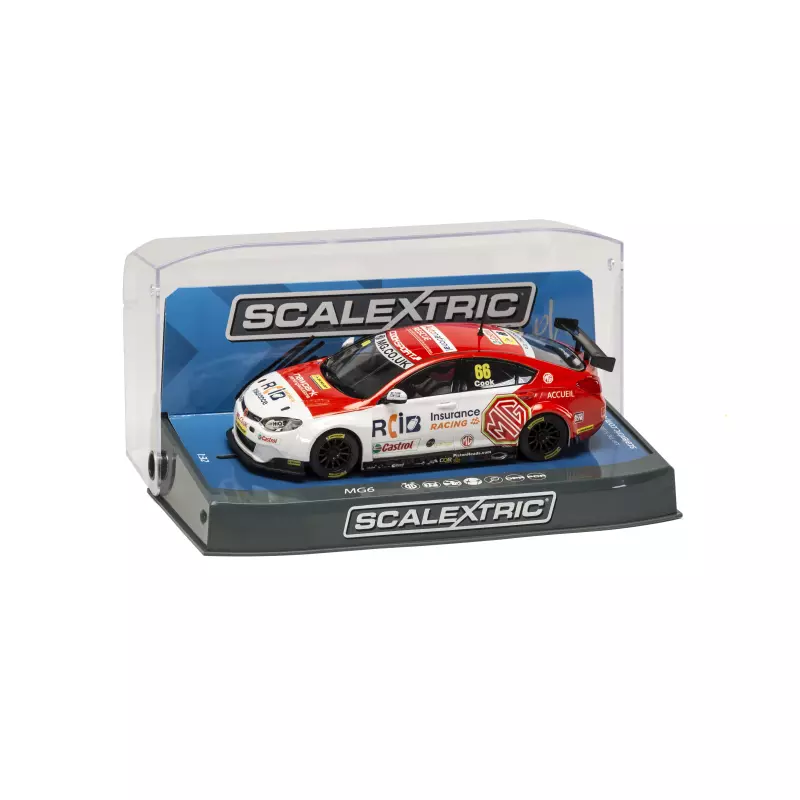 Scalextric C3863AE Autograph Series BTCC MG6 – Josh Cook - Special Edition