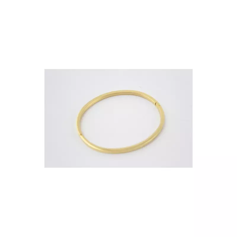 Bracelet acier doré message PEACE LOVE