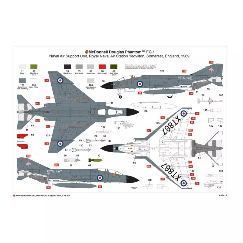 Airfix McDonnell Douglas FG.1 Phantom 1:72