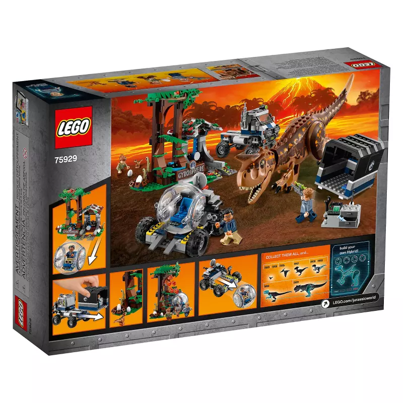 LEGO 75929 Le Carnotaurus et la fuite en Gyrosphère