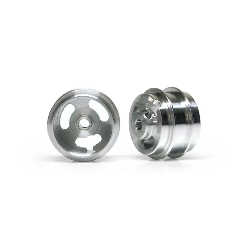 Slot.it PA49-Alf Hubs Aluminum Double Shoulder Ø15,8 x 10mm x2