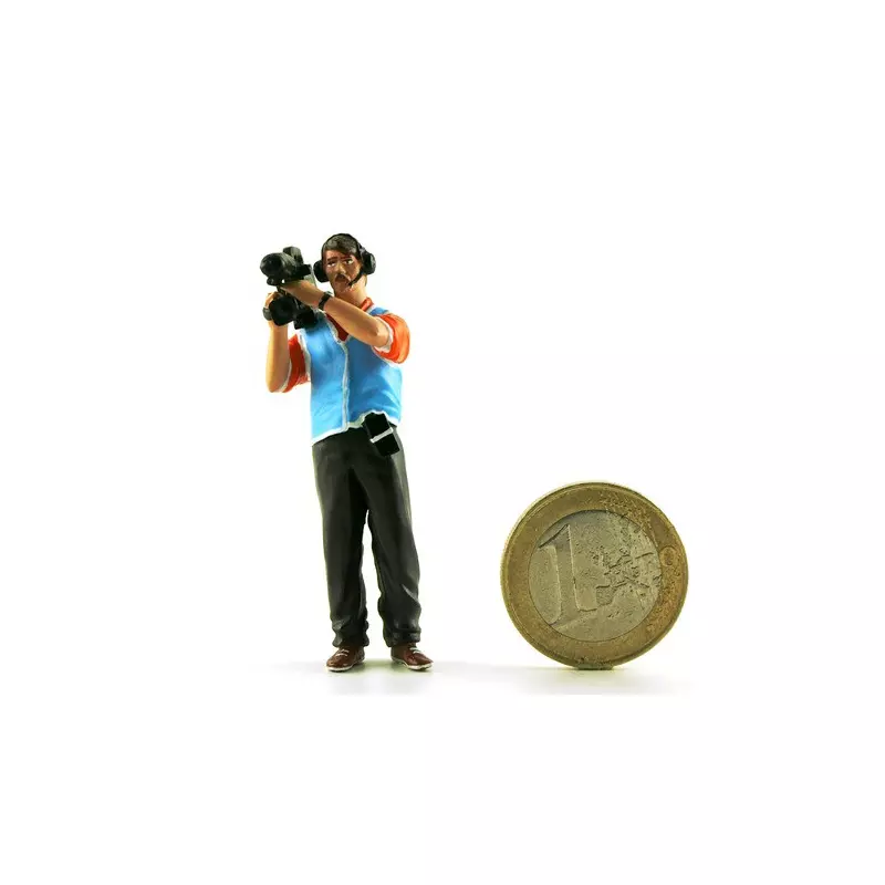 LE MANS miniatures Figure Thierry, caméraman