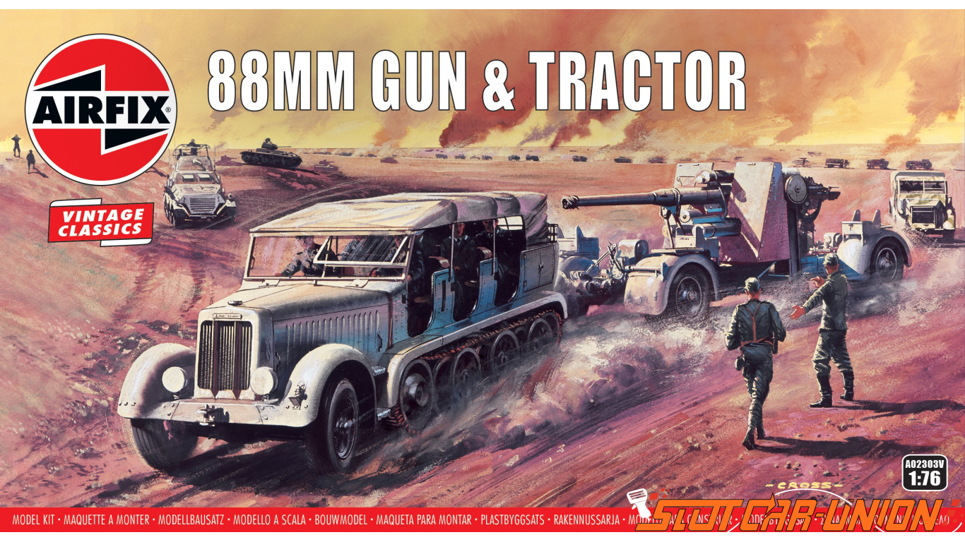 Airfix Airfix Vintage Classics 88mm Gun & Tractor 1:76 