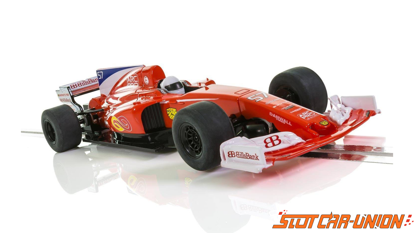 Scalextric Digital Arc Pro slot car C3958 2017 Formula One Car-RED STALLION 
