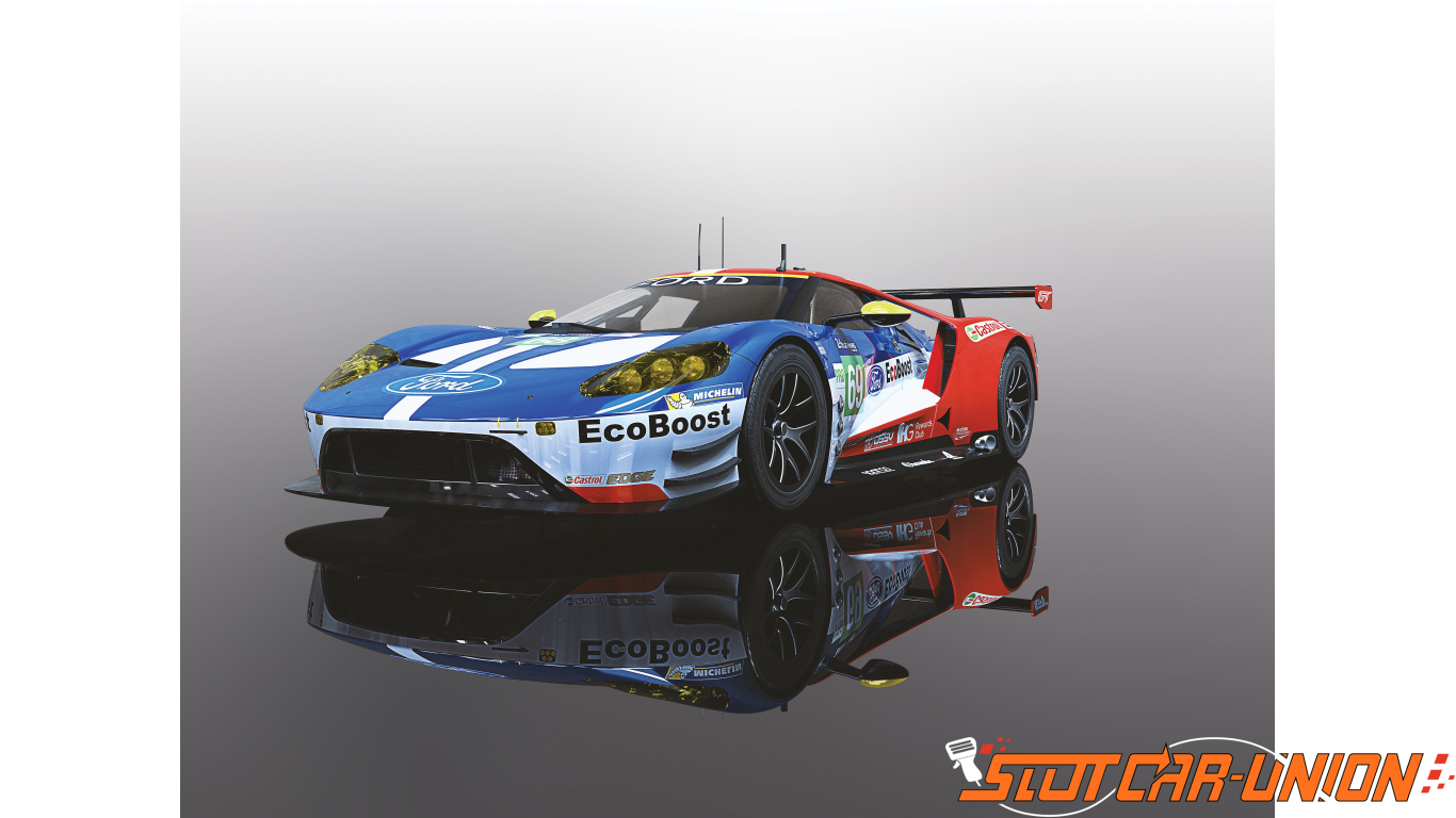 68 Le Mans 1:32 Slot Race Car C3857 Scalextric Ford GT GTE No
