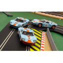 Limited Edition C3896A for sale online Scalextric Legends Ford Gt40 Lemans 1968 Gulf Triple Pk 