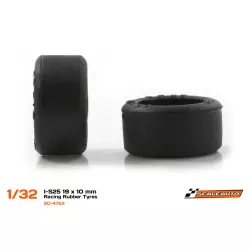 Scaleauto SC-4753 I-S25 Racing Rubber Tyres 19x10mm x4