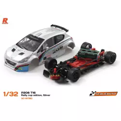 Scaleauto SC-6178D Peugeot 208 T16 Rally Cup Edition, Silver