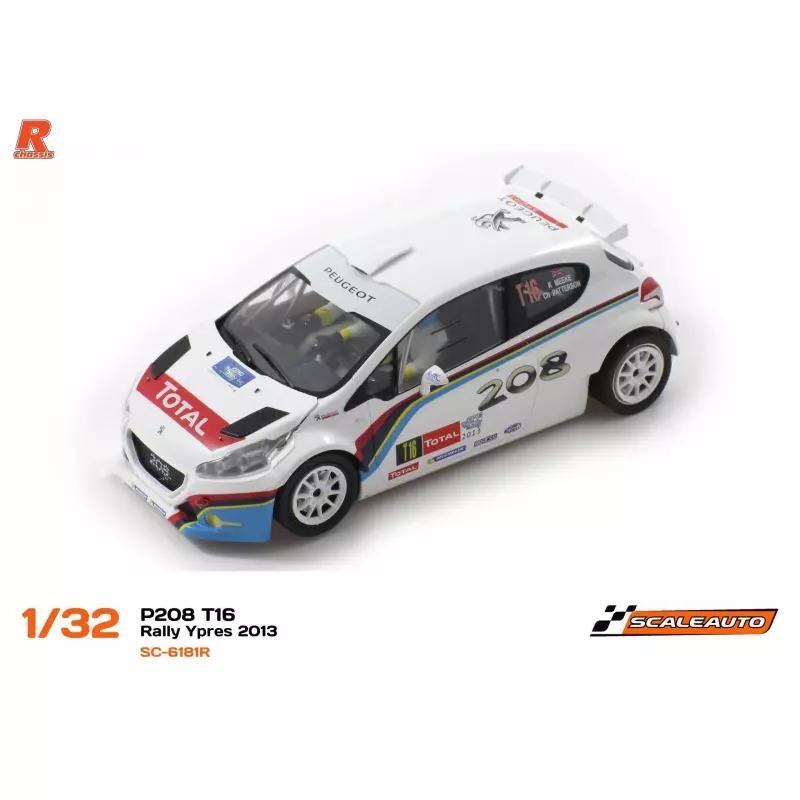 Scaleauto SC-6181R Peugeot 208 T16 Rally Ypres 2013