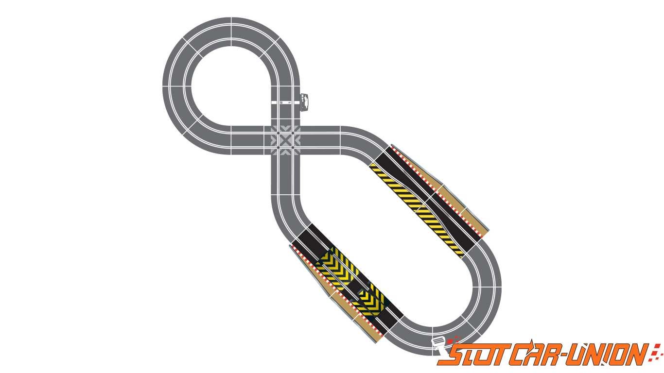 1 Scalextric C8510 Track Extension Pack No 