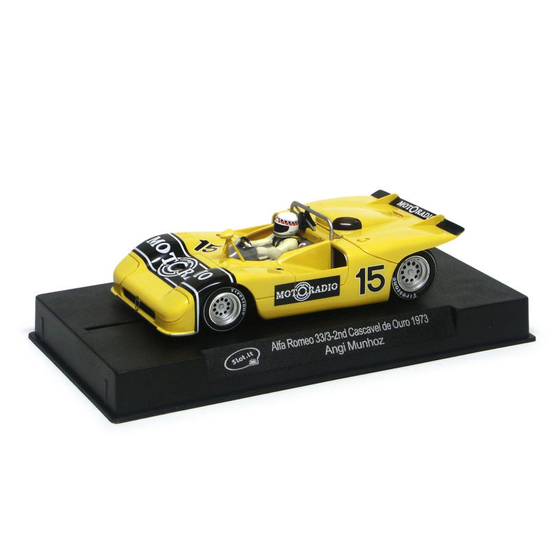                                     Slot.it CA11e Alfa Romeo T33/3 n.15 2nd Cascavel de Ouro 1973